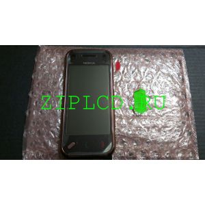 Сенсорное стекло (тачскрин) в раме со шлейфом и динамиком (Garnet) для Nokia N97MINI, Артикул: 0255651 АСЦ